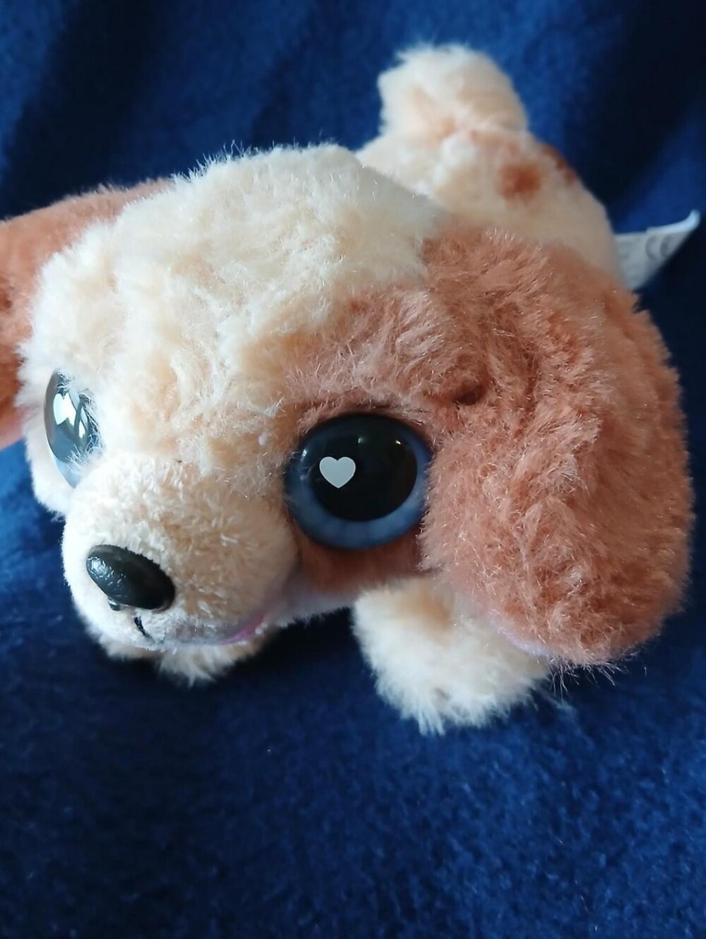Little Live Pets Mini Stuffed Plush Dog Brown/Tan Washable 6" long